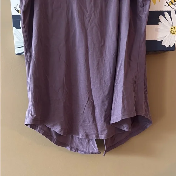 Women's Purple Sleeveless Crz Yoga Tank L - Picture 3 of 7